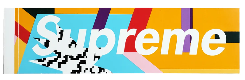 Supreme Mendini Box Logo Sticker