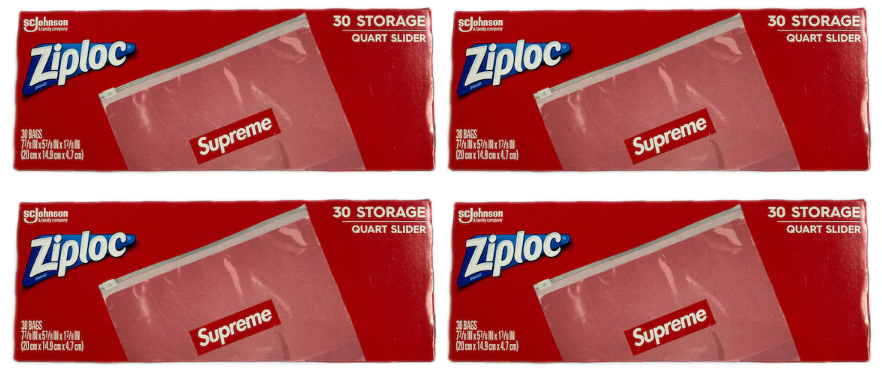 Supreme ZipLoc Storage Bags