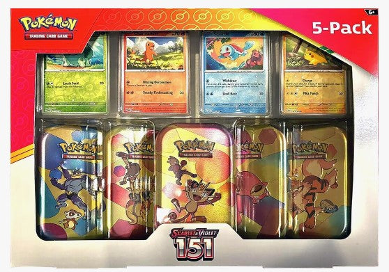 Scarlet & Violet 151 Mini Tin 5-pack (Meowth)