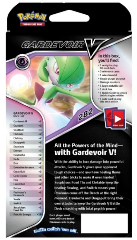 Gardevoir V Battle Deck