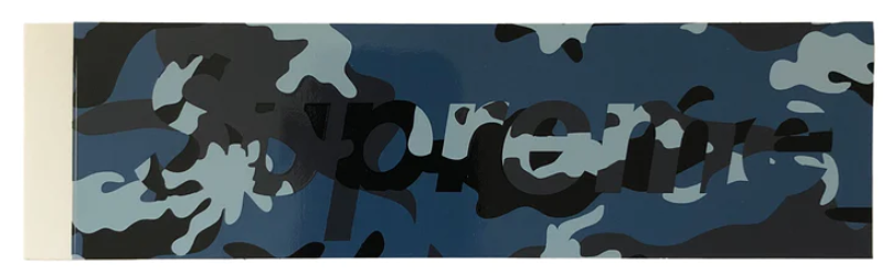 Supreme Blue Camo Box Logo Sticker