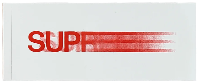 Supreme Motion Logo Series III Stickers