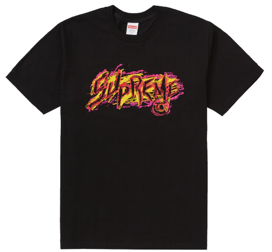 Supreme Black Scratch Tee