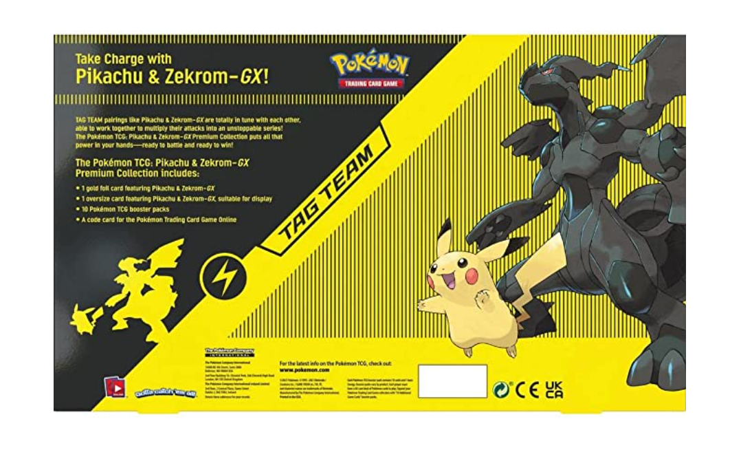 Pikachu & Zekrom GX Premium Collection Box – theboothcollectibles