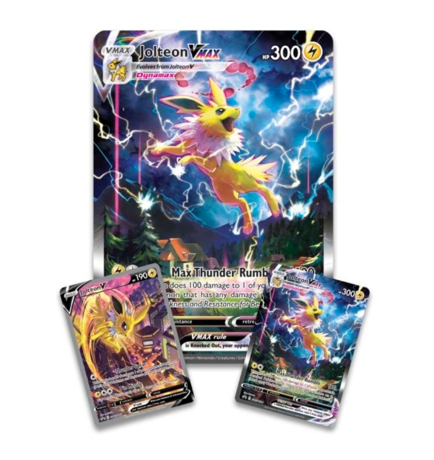 legendary pokémon cards vmax Jolteon VMAX Premium Collection – theboothcollectibles
